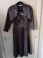Mooi kleedje voor een feestje, Bruin, Ophalen of Verzenden, Zo goed als nieuw, Onder de knie