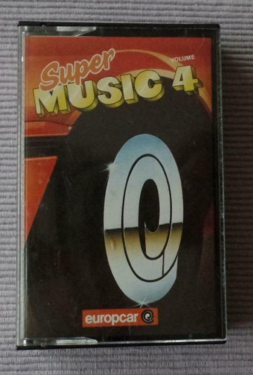 Super Music Volume 4 - Europcar - Muziekcassette, Cd's en Dvd's, Cassettebandjes, Voorbespeeld, Klassiek, 1 bandje, Ophalen of Verzenden