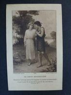carte de prière première communion Robert de Bethune 1911, Envoi, Image pieuse