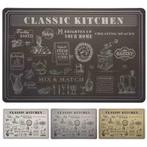 Placemat onderlegger Classic Kitchen, Huis en Inrichting, Woonaccessoires | Onderzetters, Nieuw, Bord, Ophalen of Verzenden