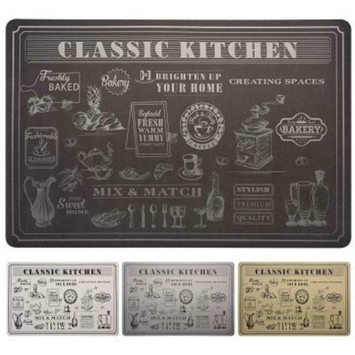 Placemat onderlegger Classic Kitchen, Maison & Meubles, Accessoires pour la Maison | Sous-verres & Sous-plats, Neuf, Assiette