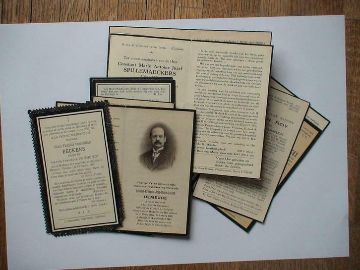 Bidprentjes na WO I varia, Verzamelen, Bidprentjes en Rouwkaarten, Bidprentje, Ophalen of Verzenden