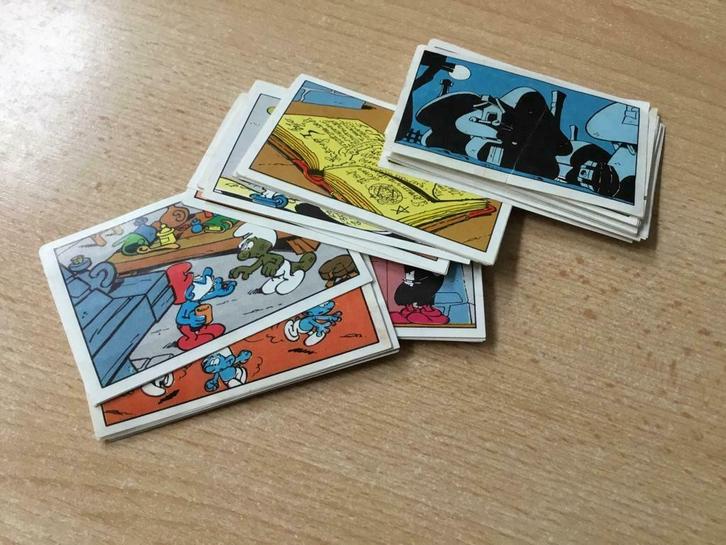 RUILEN: Kwatta prentjes Smurfen van ‘De jonge toversmurf’, Boeken, Stripverhalen, Gelezen, Eén stripboek, Ophalen of Verzenden