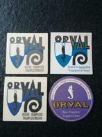 4 sous-verres Orval, Collections, Marques de bière, Comme neuf, Enlèvement ou Envoi