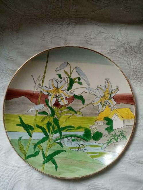 Assiette céramique art  Nouveau Boch  par  Henrie Godart, Antiquités & Art, Antiquités | Céramique & Poterie, Enlèvement ou Envoi
