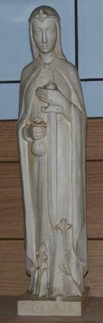 Sainte Sainte Reinilde 60 cm de haut, Antiquités & Art, Enlèvement ou Envoi