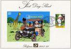 Année 2001 : FDS 2001-21 - 3049 + Bloc 93 - Hergé : Tintin, Enlèvement ou Envoi