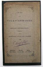 Iets over Volksvermaken 1866 Nagtgals Hardzeilen IJsvermaken, Antiek en Kunst, Ophalen of Verzenden