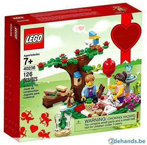 Lego Seasonal 40236 Romantic Valentine Picknick (2017), Kinderen en Baby's, Speelgoed | Duplo en Lego, Nieuw, Ophalen of Verzenden