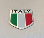 Nieuw : Italië Embleem Metaal ( Schild ) / Sticker, Envoi