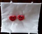 Boucle d’oreilles fantaisie smiley, Enlèvement ou Envoi, Utilisé, Rose