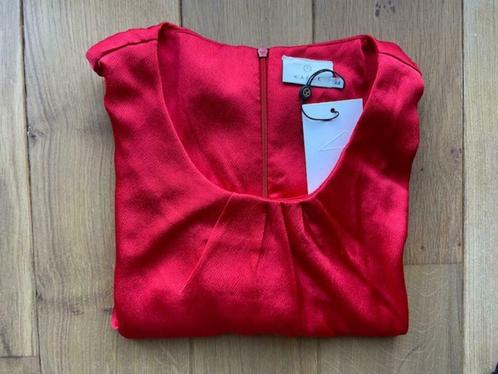 Robe rouge corail KAFFE Modèle "KAFoldy" Taille 44 NEUVE, Vêtements | Femmes, Robes, Neuf, Taille 42/44 (L), Rouge, Longueur genou