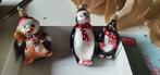 3 pinguin kerstfiguurtjes, Nieuw, Ophalen