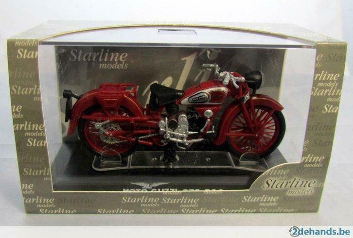 1:24 Starline 990318 Moto Guzzi GTS 500 red, Hobby en Vrije tijd, Modelbouw | Auto's en Voertuigen, Nieuw, Overige typen, Ophalen of Verzenden