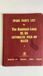 Vervangstukken Bamford BL 60 pick-up balenpers, Cultures, Moissonneuse