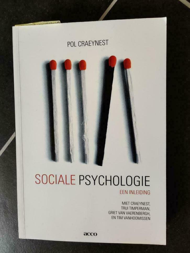 Sociale psychologie - een inleiding, Boeken, Studieboeken en Cursussen, Zo goed als nieuw, Hoger Onderwijs, Ophalen of Verzenden