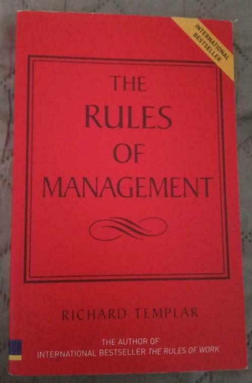 The Rules of Management : Richard Templar : GRAND FORMAT, Livres, Psychologie, Utilisé, Psychologie sociale, Enlèvement ou Envoi