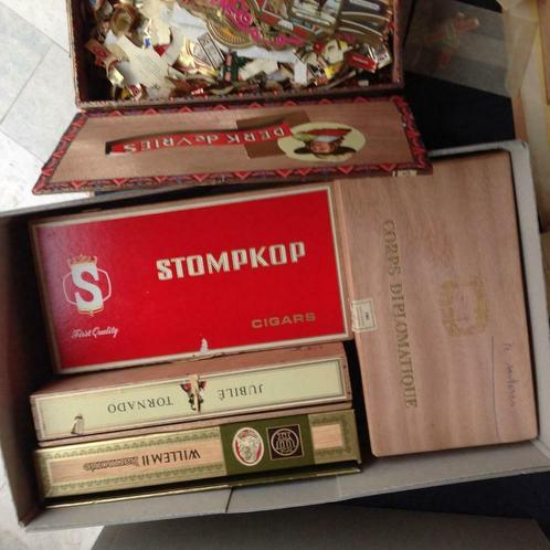 Boîtes à cigares Willem II, Stompkop, Vieil Anvers, Jubilé, Collections, Articles de fumeurs, Briquets & Boîtes d'allumettes, Utilisé