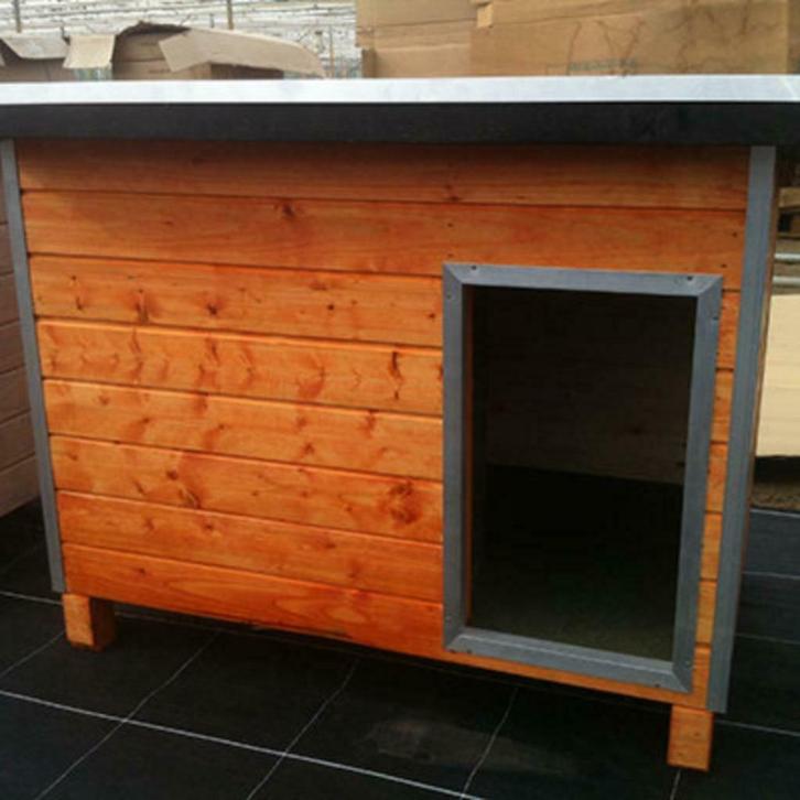 Hondenhok Wood 2 bruin, Dieren en Toebehoren, Hondenhokken, Nieuw, Hondenhok, 65 tot 100 cm, 75 tot 110 cm, Ophalen of Verzenden