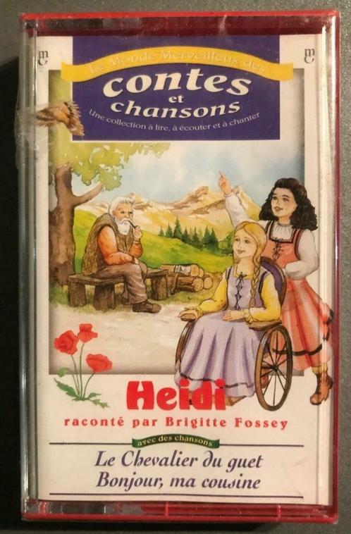 Cassette audio  Heidi  raconté par Brigitte Fossey, CD & DVD, Cassettes audio, Originale, 1 cassette audio, Enlèvement ou Envoi