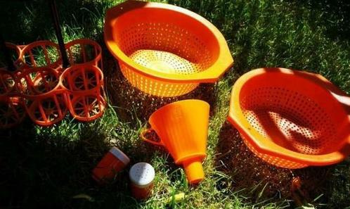 VInTage retro keuken caravan, camper, tent accessoires 70's, Verzamelen, Retro, Huis en Inrichting, Ophalen of Verzenden