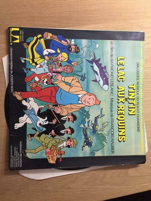 Vinyle 33t Tintin et le lacs aux requins, CD & DVD, Vinyles | Enfants & Jeunesse