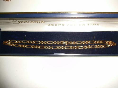Juweel - Goudkleurige (hals)ketting ( 0037 ), Handtassen en Accessoires, Kettingen, Zo goed als nieuw, Overige materialen, Goud