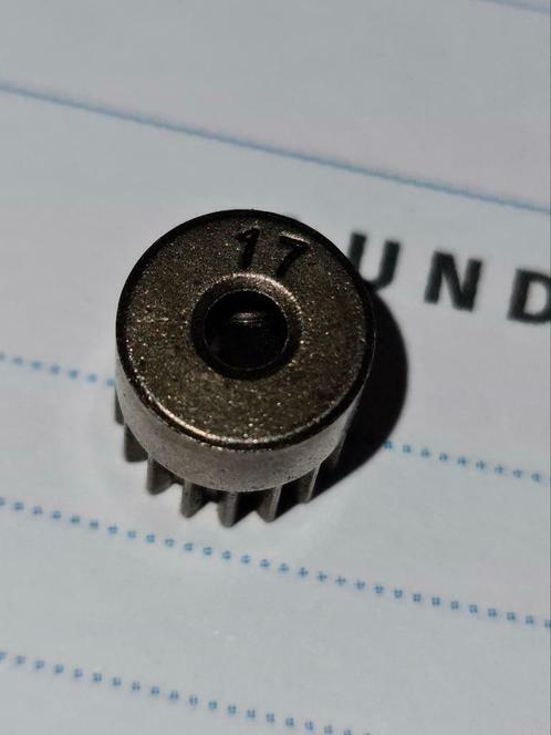 17T Pinion Gear (3.17mm) gehard staal, Hobby en Vrije tijd, Modelbouw | Radiografisch | Auto's, Gebruikt, Onderdeel, Elektro, Schaal 1:10