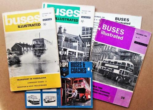5 issues on Buses [Buses illustrated] - 1964/67 - GB-edition, Auto's, Vrachtwagens, Particulier, Overige merken, Diesel, 6 deurs