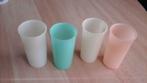 lot 4 gobelets pour enfants plastic H: 11cm, Collections, Verres & Petits Verres, Comme neuf, Verre à eau, Enlèvement ou Envoi