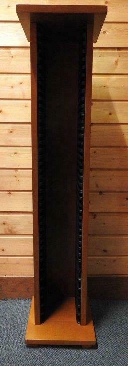 Houten CD-rek, Huis en Inrichting, Woonaccessoires | Cd- en Dvd-rekken, Gebruikt, Ophalen