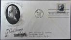 FDC PRESIDENTEN - PRESIDENT GEORGE WASHINGTON, Ophalen of Verzenden, Gestempeld, Overige thema's