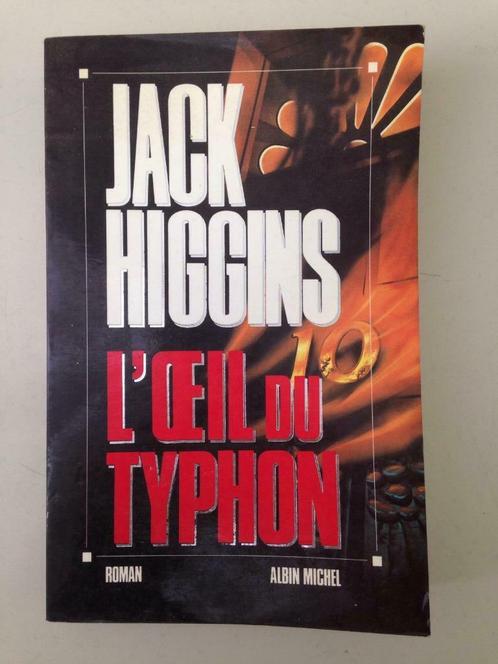 L'oeil du typhon - Jack Higgins, Livres, Romans, Envoi