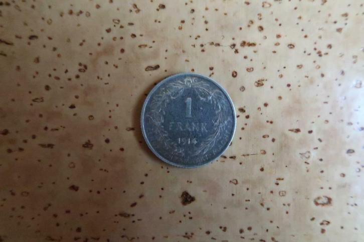 Munten : Koning Albert I - 1 Frank, Postzegels en Munten, Munten | België, Losse munt, Zilver, Zilver, Ophalen of Verzenden