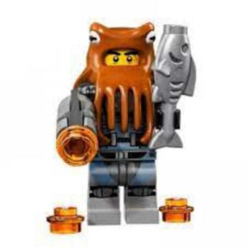 Lego minifiguur Shark Army Octopus, LEGO Ninjago Movie, Enlèvement ou Envoi, Neuf, Ensemble complet, Lego