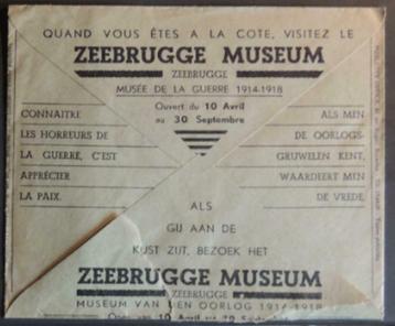 Entier Postal Env. publicitaire 1938 Imperia - Zeebrugge, Enlèvement ou Envoi, Enveloppe