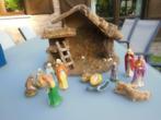 kerststal met beeldjes,, Diversen, Kerst, Ophalen of Verzenden, Gebruikt