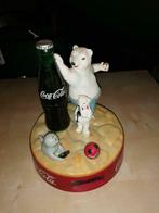 Coca Cola klok ijsberen zeehond, Verzenden, Gebruikt
