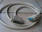 Seriële kabel M/V 25 pin, lengte 190cm., Gebruikt, Ophalen of Verzenden