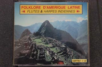 2CD FOKLORE D'AMERIQUE LATINE "Flûtes & harpes Submitnes, Enlèvement ou Envoi, Utilisé