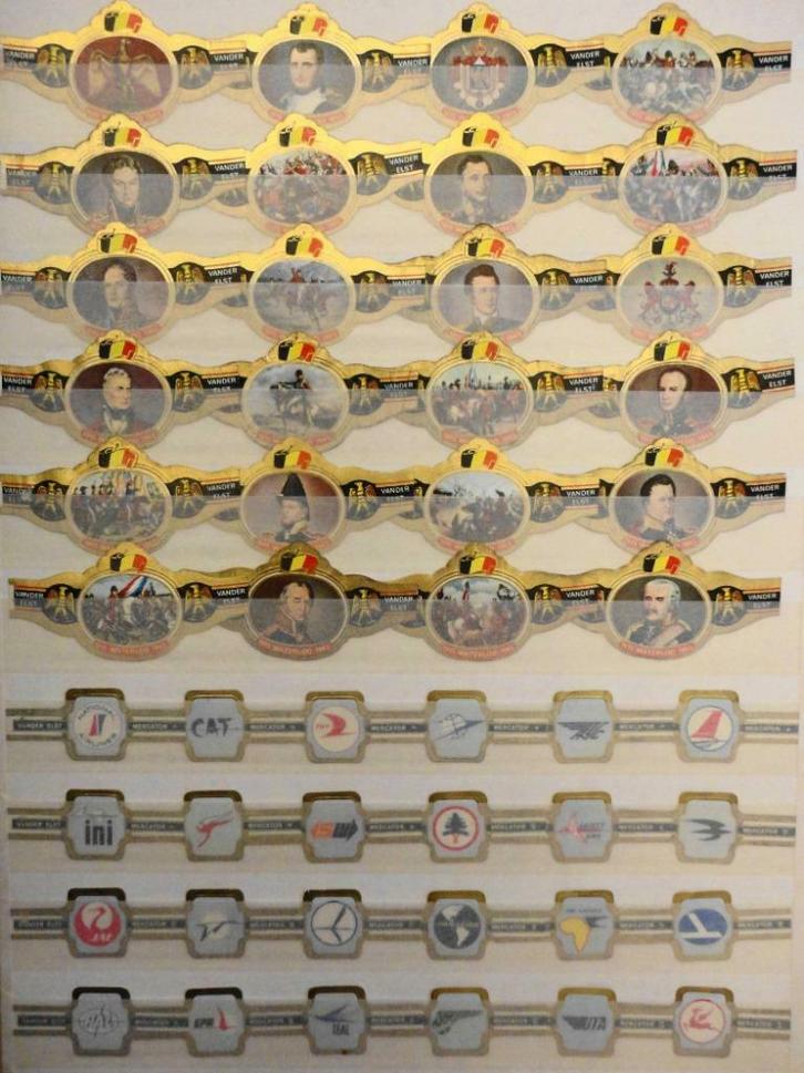 reeksen sigarenringen taf, altviool, lugano, mercator enz .., Verzamelen, Rookartikelen, Aanstekers en Luciferdoosjes, Sigarenbandjes