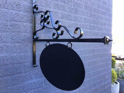 Winkel teken van ijzer, zwart-Unlabeled-bord-uithang, Jardin & Terrasse, Décoration murale de jardin, Neuf, Enlèvement ou Envoi
