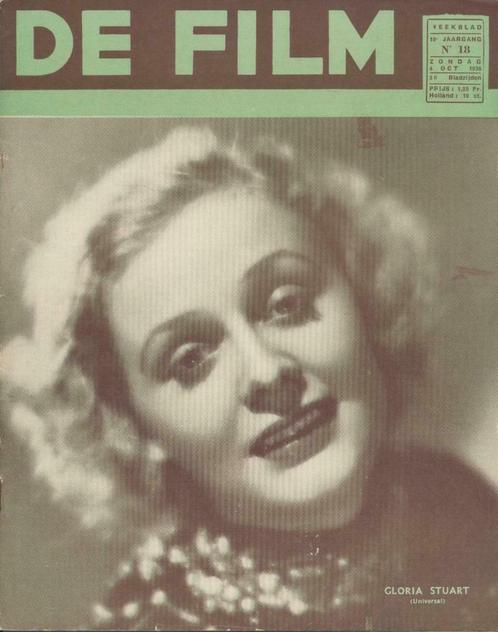 De Film (weekblad, jaargang 10, n° 18, 1936, Patria), Boeken, Tijdschriften en Kranten, Ophalen of Verzenden