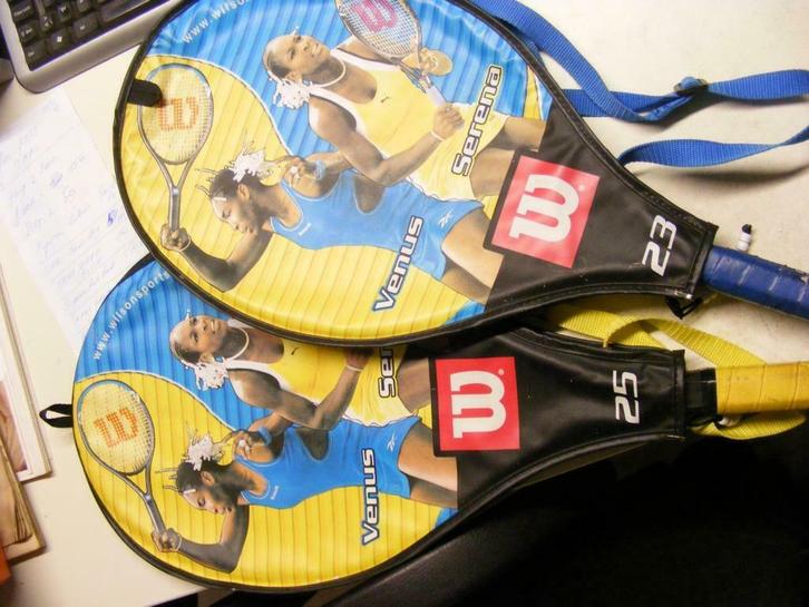 Exclusieve  koppel Williams tennisrackets, Sports & Fitness, Tennis, Utilisé, Raquette, Wilson, Enlèvement ou Envoi