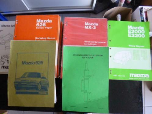 Technische handboeken MAZDA, Auto-onderdelen, Overige Auto-onderdelen, Mazda, Gebruikt, Ophalen of Verzenden