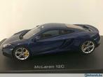 1:43 AUTOart 56004 McLaren MP4 12C Road Car 2011 donkerblauw, Hobby en Vrije tijd, Modelbouw | Auto's en Voertuigen, Nieuw, Ophalen of Verzenden