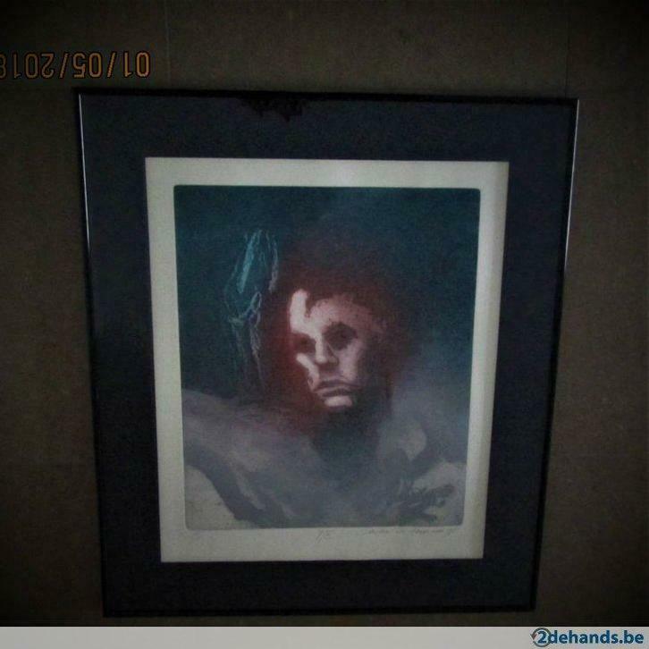 Christian De Schepper  originele  genummerde  hand getekend, Huis en Inrichting, Woonaccessoires | Wanddecoraties, Gebruikt, Ophalen