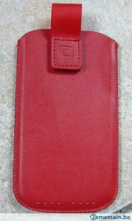 Housse pour GSM rouge de 8X14cm, Télécoms, Téléphonie mobile | Housses, Coques & Façades | Marques Autre, Utilisé, Housse ou Sac