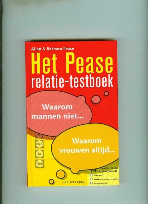 Het Pease relatie-testboek Allan & Barbara Pease:mei20, Boeken, Psychologie, Zo goed als nieuw, Ophalen of Verzenden