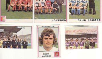 Panini Football 80 / Lot de 6 stickers RECUP, Envoi, Utilisé, Affiche, Image ou Autocollant